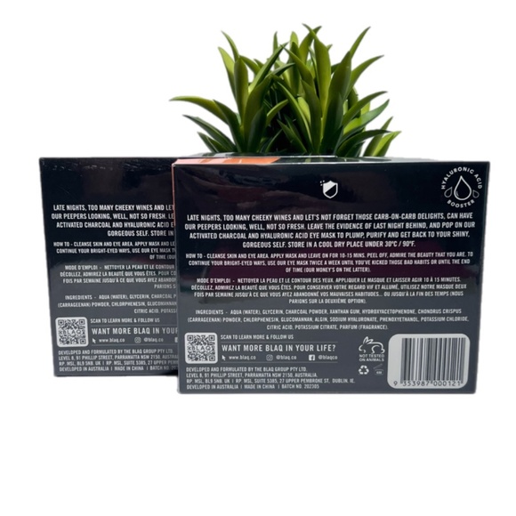 New/Sealed BLAQ Hyaluronic Acid Bright Eye Masks (10 pair) - Picture 2 of 6